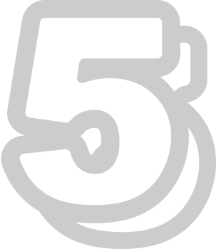 Number 5 vector