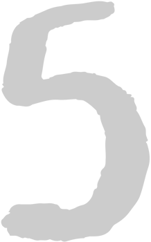 Number 5 vector