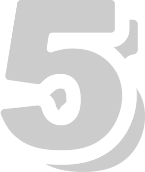 Number 5 vector