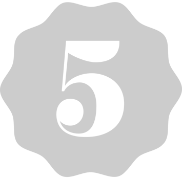 Number 5 vector
