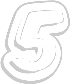 Number 5 vector
