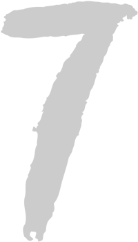 Number 7 vector