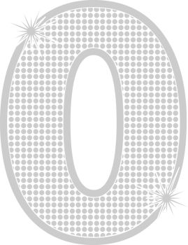 Number 0 vector