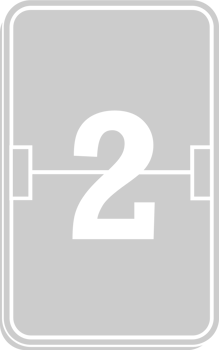 Number score 2 vector