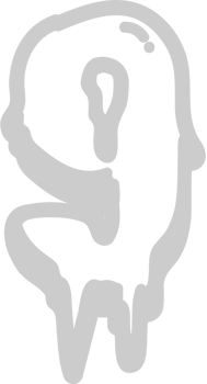 Number melted 9 vector