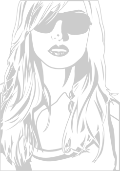 Sunglasses women vector