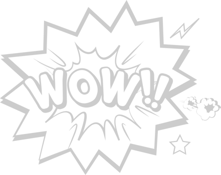 Comic speech wow vector