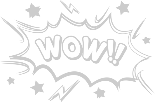 Comic speech wow vector