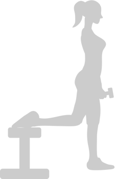 Workout female vector