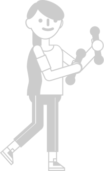 Workout female vector