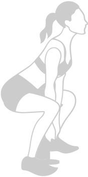 Workout female vector