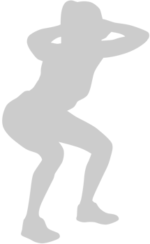 Workout female vector