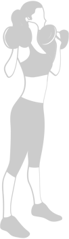 Workout female vector