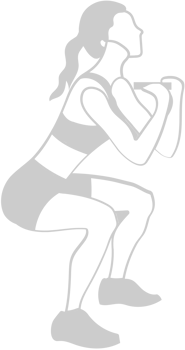 Workout female vector