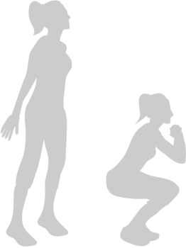Workout female  vector
