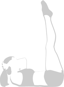 Workout female  vector