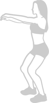 Workout female  vector