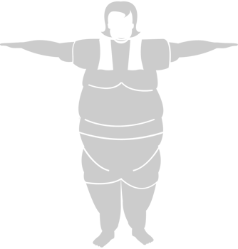 workout fat women vector