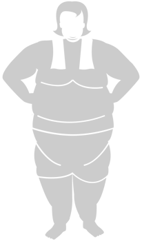 workout fat women vector