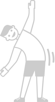 Workout lift dumbell vector