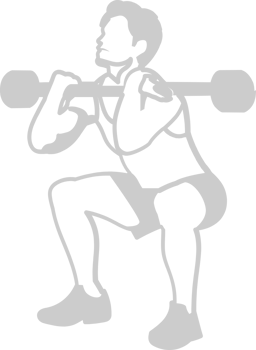 Workout lift dumbell vector