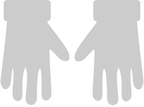 Farming equipment gloves vector