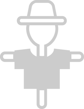 Farm scare crow vector