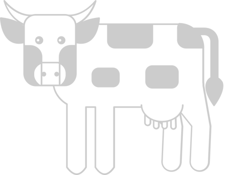 Farm animal cow vector