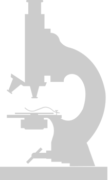 Biology microscope vector