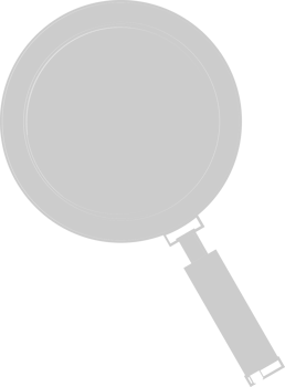 Biology magnifying glass vector
