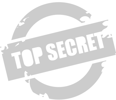 Stamp top secret vector