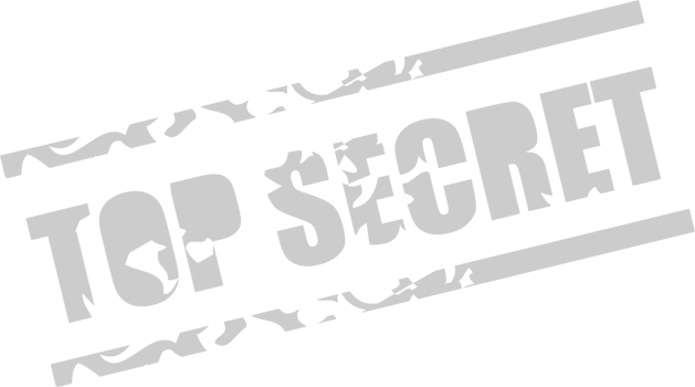Stamp top secret vector