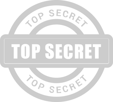 Stamp top secret vector