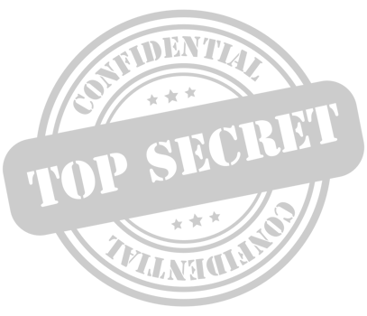 Stamp top secret vector