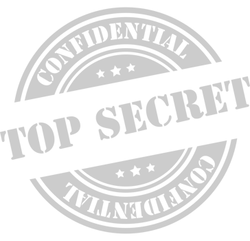 Stamp top secret vector