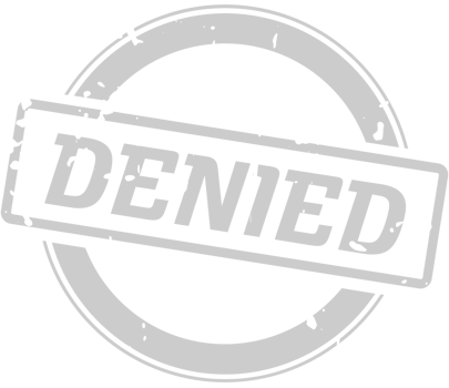 Stamp denied vector