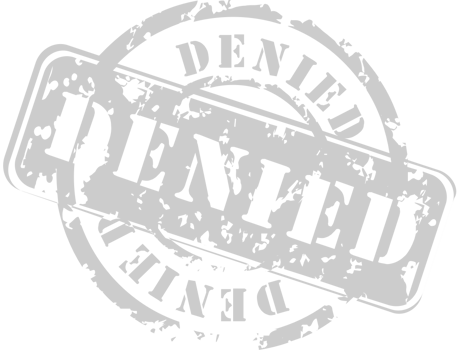 Stamp denied vector