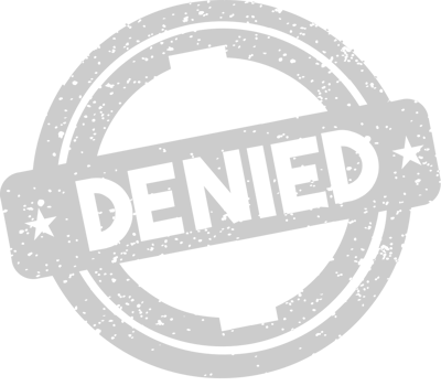 Stamp denied vector