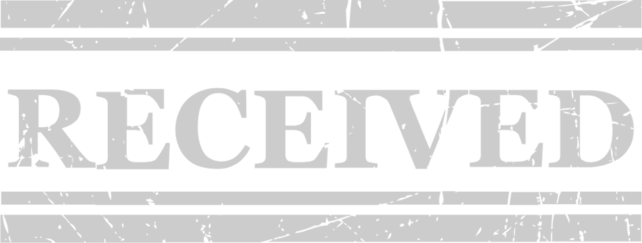 Stamp received vector