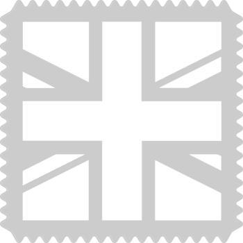 Stamp post england vector