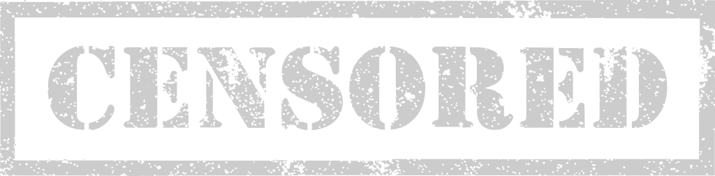 Stamp cencored vector
