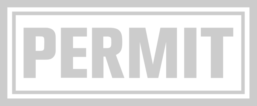 Stamp permit vector