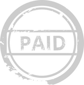 Stamp paid vector