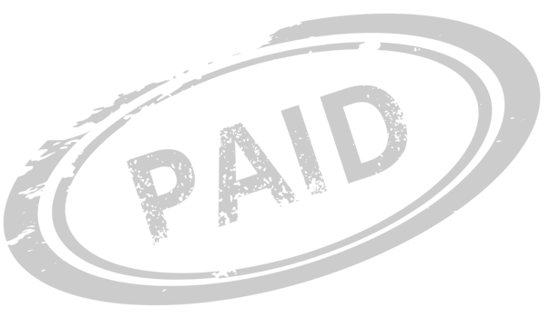 Stamp paid vector