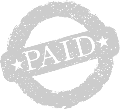 Stamp paid vector