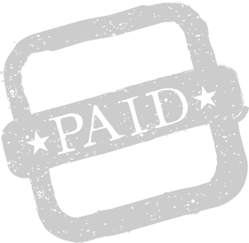 Stamp paid vector