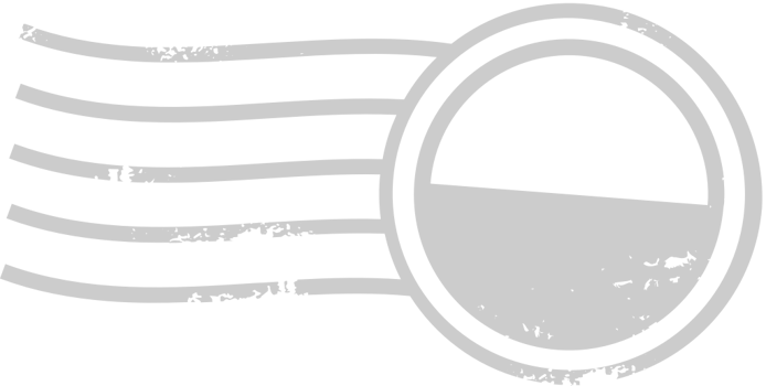 Stamp polska post vector