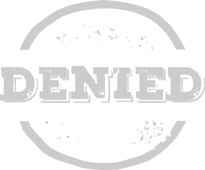 Stamp denied  vector
