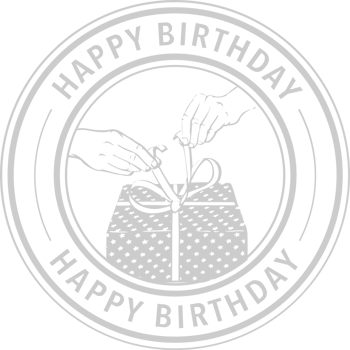 Stamp happy birthday vector