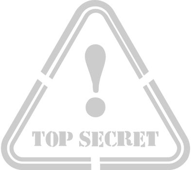 Stamp top secret vector